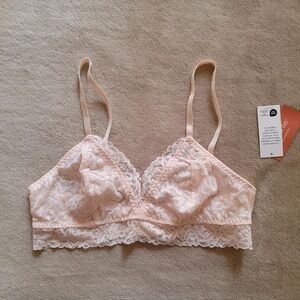 Macy's Soft Pink Lace Bralette